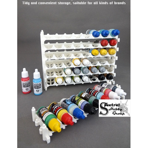 Dụng cụ khay kệ giá để sơn mô hình Water based paint combination paint rack PT006