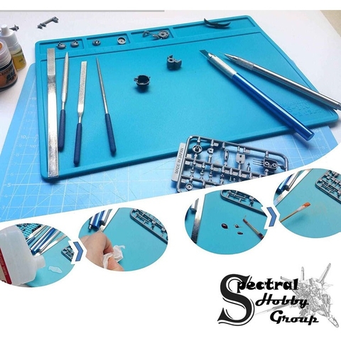 Dụng cụ khay bảng cắt kỹ thuật nhựa dẻo Cutting matt HD (35cm x 25cm)