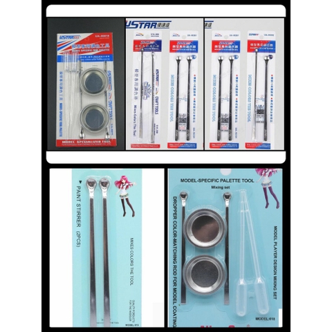 Dụng cụ mô hình - Que ngoáy sơn mô hình ustar 9sea taiwan stick mixing color