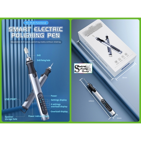 Dụng cụ SG02 máy khoan mài cắt mini cầm tay đánh bóng Smart Electric Polishing Pen grinder sander Qianli Mega-Idea