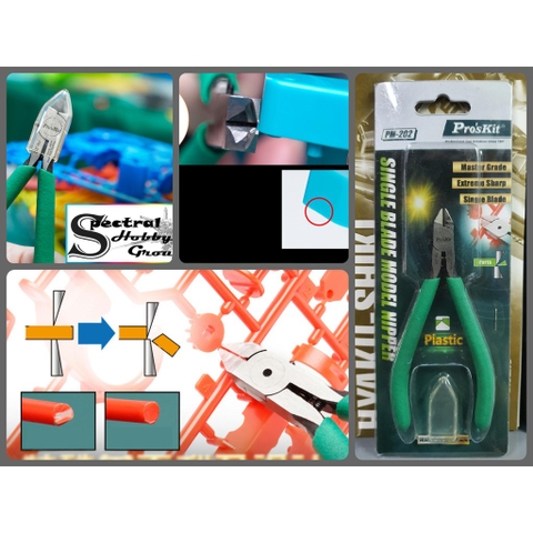 Dụng cụ kìm cắt mô hình PM202 Pro's Kit Single Blade godhand Nipper Proskit