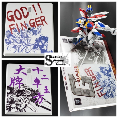 Đế giá đỡ mô hình Action base 1/100 MG HG ver MB cho God Master gundam