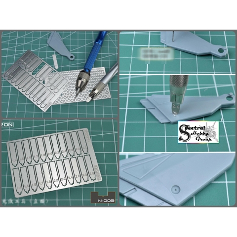 Dụng cụ độ custom mô hình MADWORKS Mũi khoan bằng round flat drill N003 N006 NERON