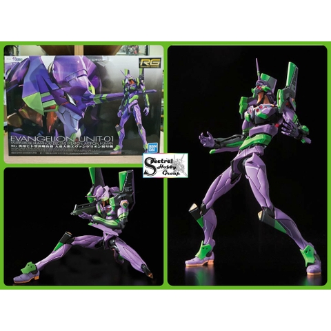 Mô hình lắp ráp EVA RG EVA01 Evangelion Type Unit 01 - BANDAI
