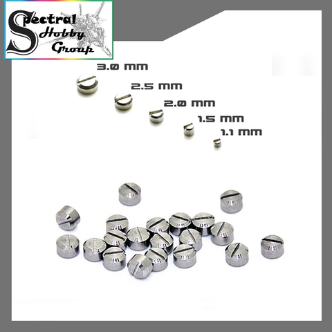Phụ kiện Đinh ốc metal part độ mô hình gundam Modification Screws Flat Head Armor Nails