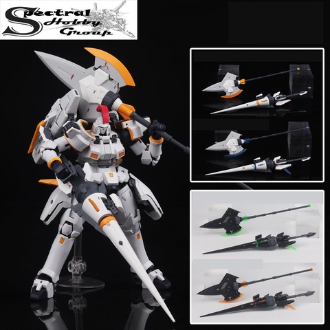 PHụ kiện lắp ráp RG HG Figure Weapon Pack AXE LANCE Battle set Gundam Machine Girl SHF/R