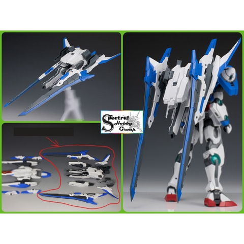 PHụ kiện lắp ghép MG 1/100 RG 1/144 00 XN 00XN Pack (không kèm gundam) - Effect Wings