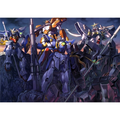 Decal nước dán mô hình wing series Shenlong Nataku Sandrock Deathscythe Heavy Arms Igel MG HG Water sticker