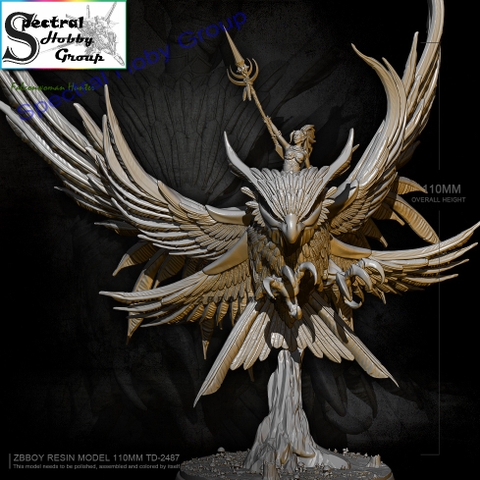 Mô hình nhựa Resin 110mm Nighthawk Elf Hunter TD2487