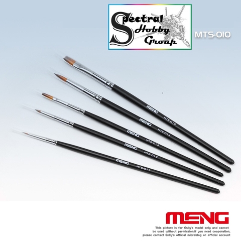 Dụng cụ bộ bút cọ vẽ to mô hình MTS010 MENG pen drawbrush