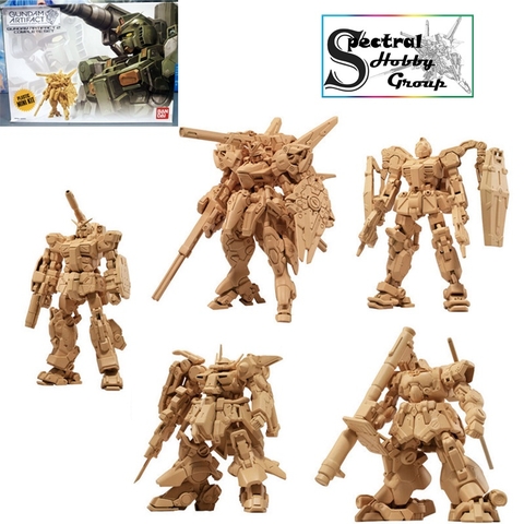 Mô hình nhựa Gundam Artifact 2 VOL 02 bộ 5 con V2AB / Zaku III / Dom / GM RGM79 / FA-78-1 armor