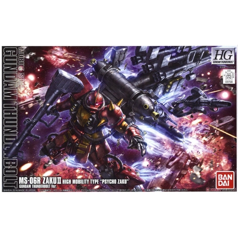 Mô hình lắp ráp HG 1/144 High Mobility Type Zaku II `Psycho Zaku` Gundam Thunderbolt Ver bandai