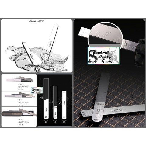 Dụng cụ Dspiae dũa thuỷ tinh nhám siêu mịn Siren mirror glass polishing MSF #10000～12000 hobby tool