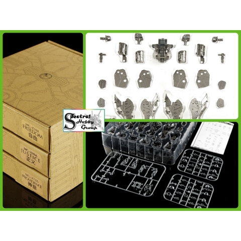 Phụ kiện mô hình Metal Frame MB cho MG Freedom Justice Providence - Factory Studio (kèm sừng + decal nước)