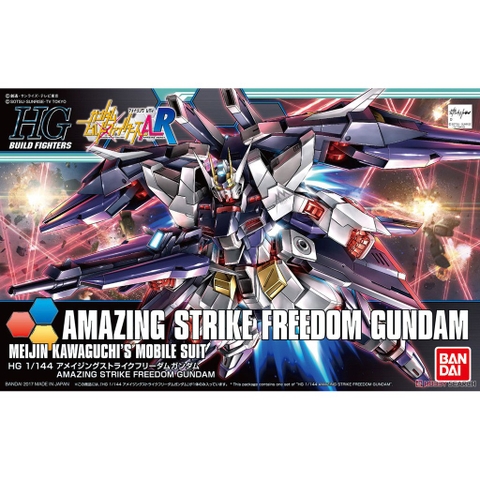 Mô hình lắp ghép HG 1/144 Amazing Strike Freedom Gundam HGBF bandai