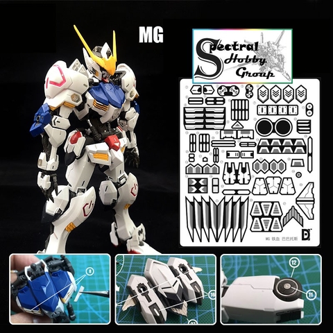 Phụ kiện độ mô hình custom metal modification parts etching cho MG Barbatos