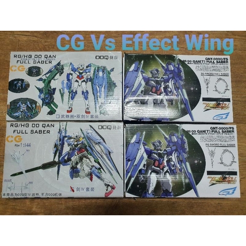 Phụ kiện Mô hình Full Saber Sword IV cho RG HG 00 QanT