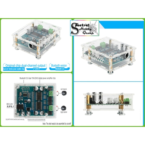 Mạch khuếch đại âm thanh HIFI 2.0 20W *2 Yamaha Japan YDA-138E bluetooth 5.0 Digital Audio Amplifier