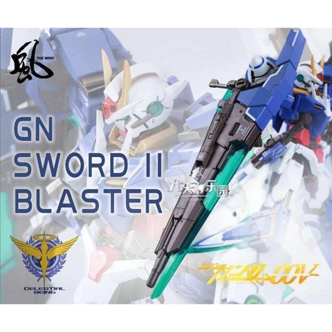 PHụ kiện mô hình MB GN Sword II Blaster 00 seven sword 7s MB - Blue Red