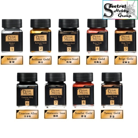 Sơn mô hình Jumpwind paint Prime metal lacquer metallic color