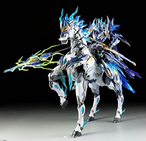 Mô hình lắp ráp MNP-XH05 Zhao Yun 1/100 Triệu Vân + Ngựa Motor Nuclear