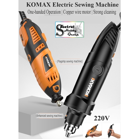 Dụng cụ KOMAX máy khoan cưa cắt mài thẳng cầm tay 260W Electric Grinder Straight Drill Brush 220v