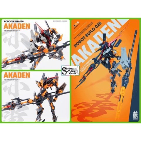 Mô hình ráp sẵn Robot Build RB-028 AKADEN RB028 Figure Action Nuclear honesty