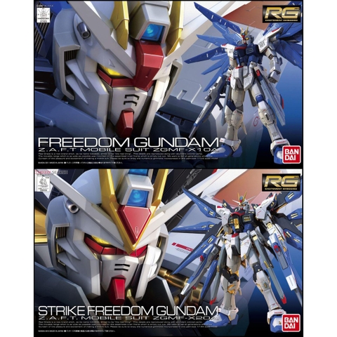Mô hình lắp ráp RG 1/144 Freedom Gundam Strike Freedom  - Bandai