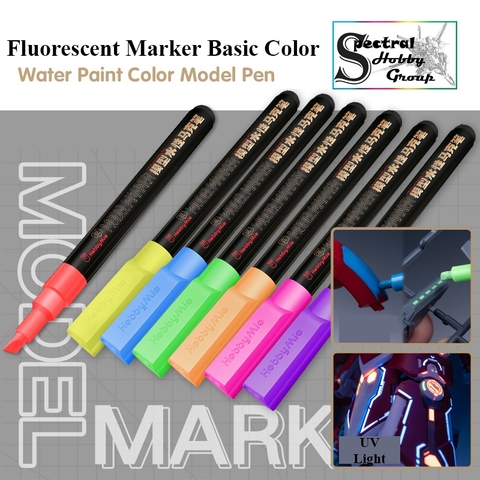 Bút sơn mô hình phát sáng huỳnh quang MF Fluorescent Marker Water based color paint pen Hobby Mio