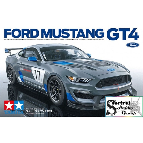 Mô hình lắp ráp ô tô Model Car Tamiya 1/24 Ford Mustang GT4