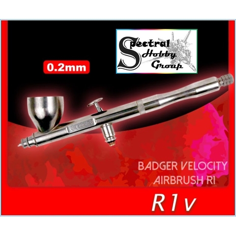 Bút sơn mô hình Airbrush Badger R1V Renegade Velocity (Tặng vệ sinh đầu bút nozzle)