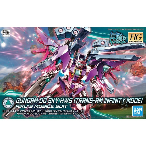 Mô hình lắp ráp HG 1/144 Gundam 00 Sky HWS (Trans-AM Infinite Mode) HGBD bandai