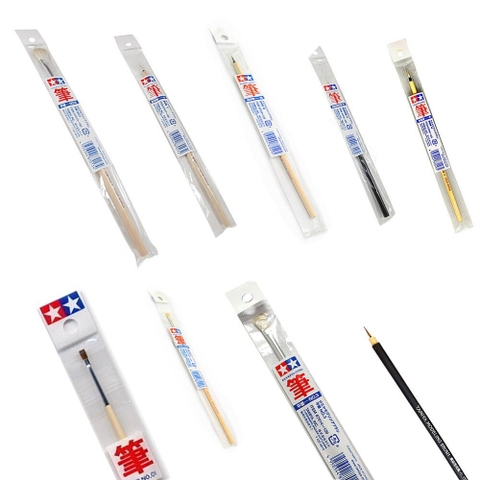 Dụng cụ mô hình Bút lông cọ vẽ pen drawbrush gundam hobby tool Tamiya các loại