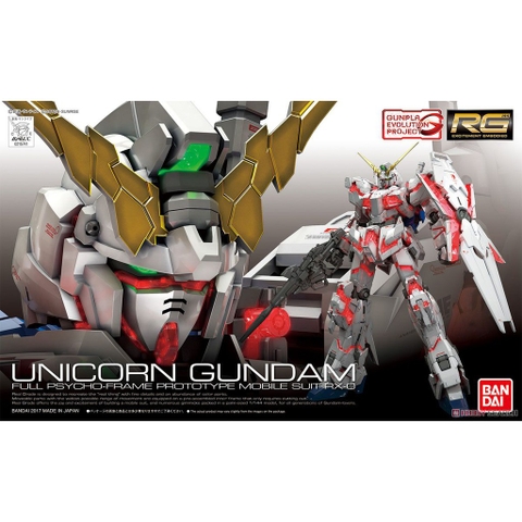 Mô hình lắp ráp RG 1/144 RX-0 Unicorn Gundam - bandai