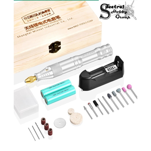 Máy khoan mài cầm tay mini metal Wireless Lithium Electric Grinding Pen DEGUQMNT 070709 hobby tool