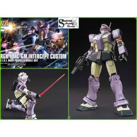 Mô hình lắp ráp HG 1/144 RGM-79KC GM Intercept Custom Gundam MSD Origin GTO bandai