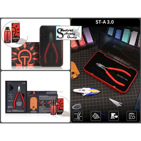 Kìm cắt mô hình DSPIAE ST-A ver 3.0 1 Lưỡi Ultimate ultra-thin single-blade cutting pliers (kèm dầu chống gỉ)