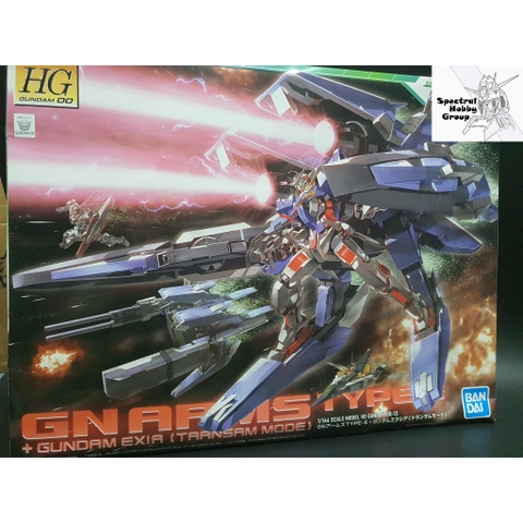 Mô hình lắp ráp HG 1/144 GN Arms Type E + Gundam Exia Transam Mode BANDAI