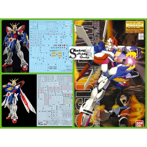Decal nước dán mô hình MG RG HG God gundam HIRM HIRES các loại - Water Sticker