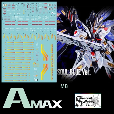 Decal nước dán mô hình PG MG HG RG STRIKE FREEDOM các loại water sticker