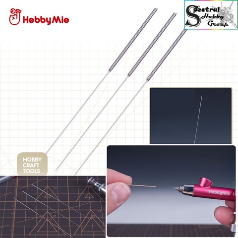 Dụng cụ mô hình que vệ sinh thông đầu bút sơn airbrush nozzle dredge needle Hobby Mio Ustar