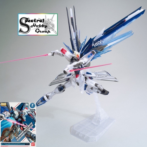 Mô hình lắp ráp MG 1/100 FREEDOM GUNDAM Ver.2.0 THE G-BASE CLEAR COLOR bandai