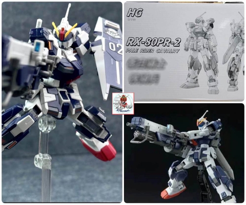 Mô hình lắp ráp HG 1/144 Pale Rider Cavalry RX-80PR-2 Galaxy Seiko Model