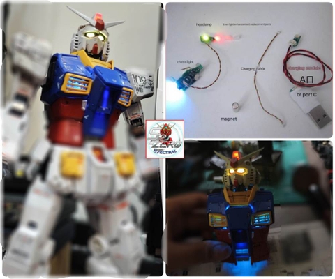 Led cho PGU RX-78-2 2.0 CUSTOM DIY