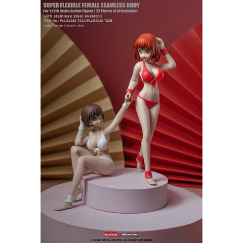 Mô hình nhân vật TBLeague 1/12 Plump anime girl female body PLLB2020-T02 Super flexible seamless body
