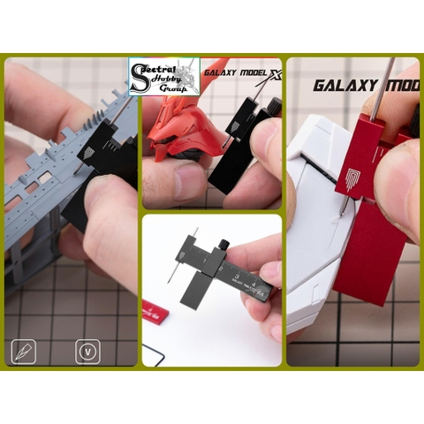Dụng cụ GALAXY chisel kẻ khắc đều line song song Isometric Parallel Marker scriber metal tool