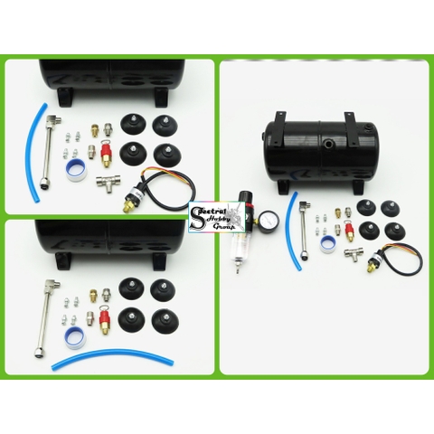 Dụng cụ phụ kiện bình tank 3L cho máy nén khí máy sơn mô hình compressor