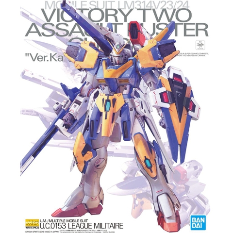 Mô hình lắp ráp MG 1/100 VICTORY TWO ASSAULT BUSTER GUNDAM Ver.Ka V2AB V2 AB bandai