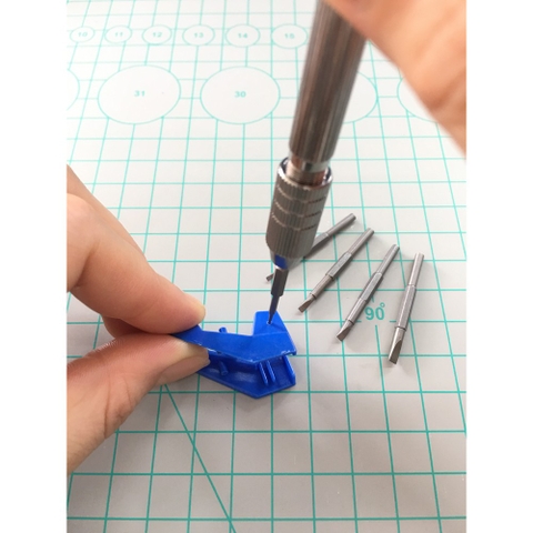 Dụng cụ mô hình UA-91304 flat bottom drill set Spin Blade bộ mũi khoan độ part