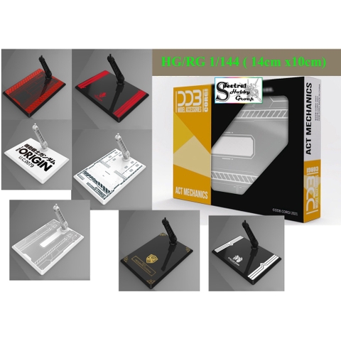 PHụ kiên Giá đế đỡ mô hình DDB HG RG 1/144 Action base Act Mechanics SEED Strike Freedom Destiny GTO IBO